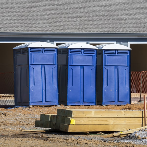 can i customize the exterior of the porta potties with my event logo or branding in Wood Heights